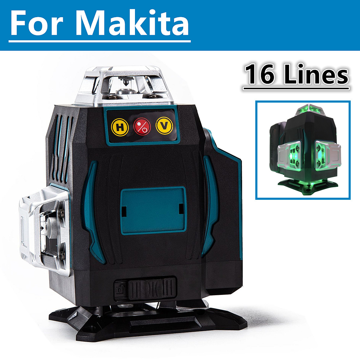 Power Tools That Are Green - Für Makita 18V Akku 16 Linien