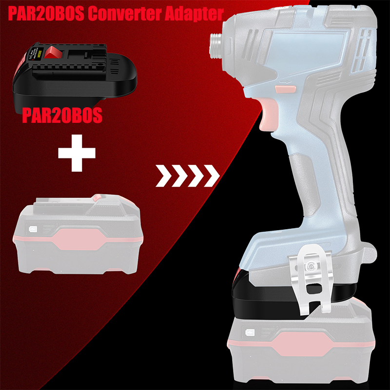 Power Tools Battery Adapter - HAKSINKY PAR20BOS Elektrowerkzeug-Akku-Adapter für Parkside 20