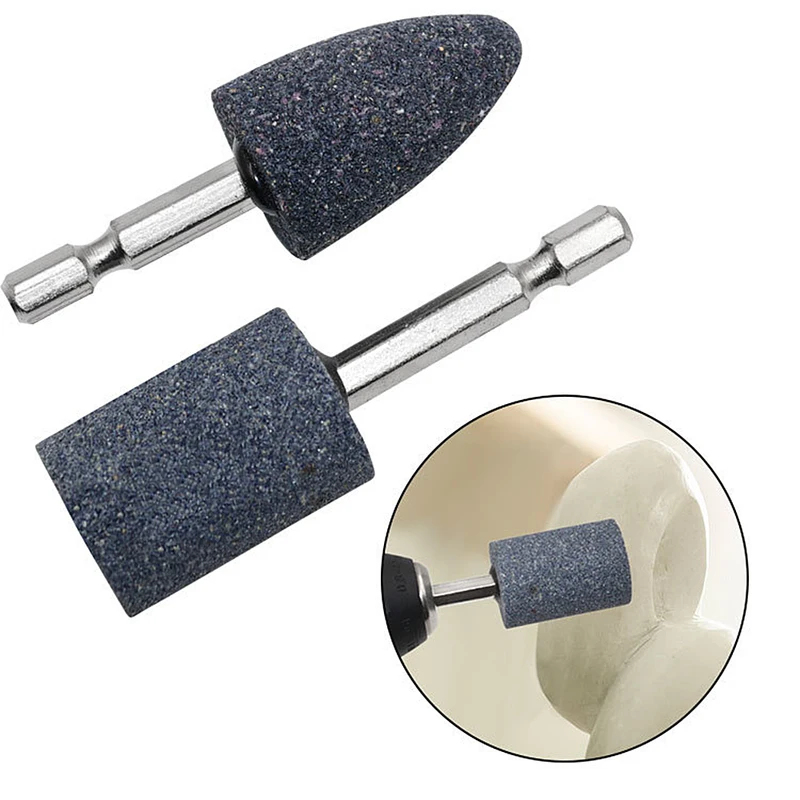 Rotary Tool Kit - 2-teiliges Schleifscheiben-Set mit Sechskantschaft, Metallpolier- und