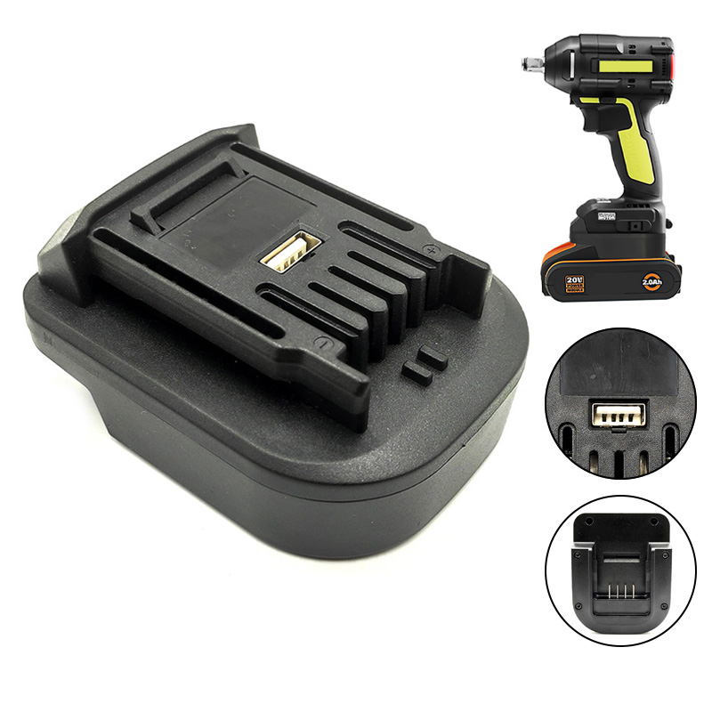 Power Tools That Are Green - Batterie Adapter Konverter für Worx 4Pin