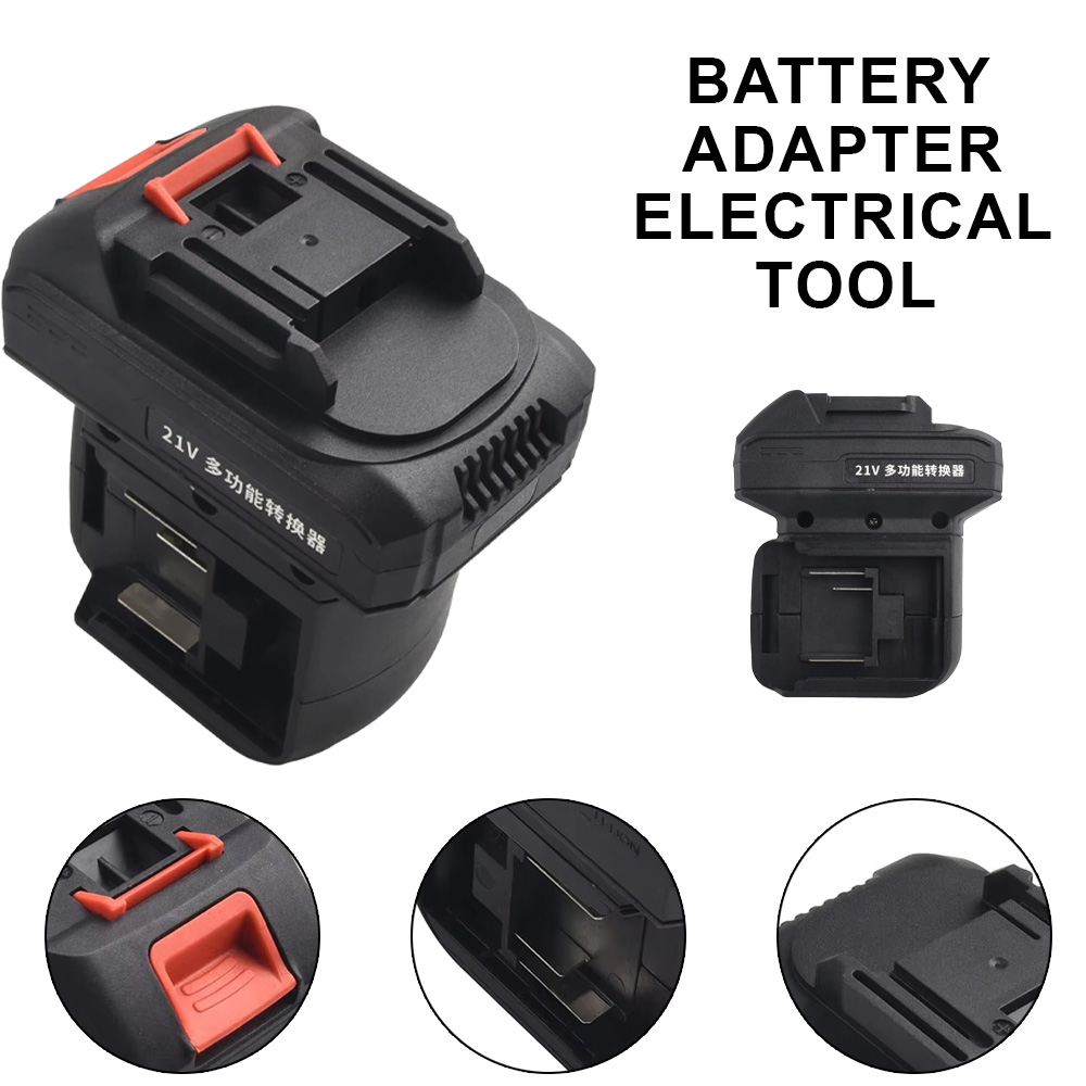 Power Tools Battery Adapter - 2-in-1-Akku-Konverter für Schlagbohrschrauber, Schraubendreher für 18-V-Akku-Adapter,
