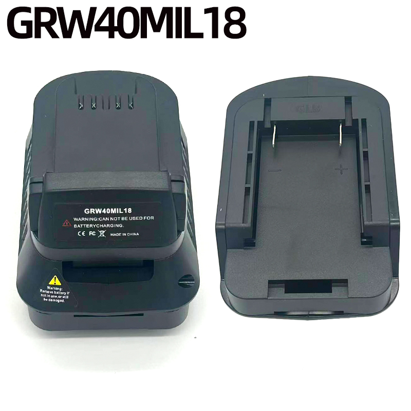 Power Tools Milwaukee - GRW40MIL18 Batterieadapter-Konverter Kompatibel mit Greenworks 40V
