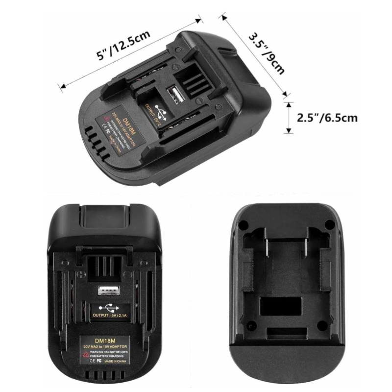 DM18M Lithium-Batterie-Adapter – Power Tools Battery Adapter Bewertung und Preis