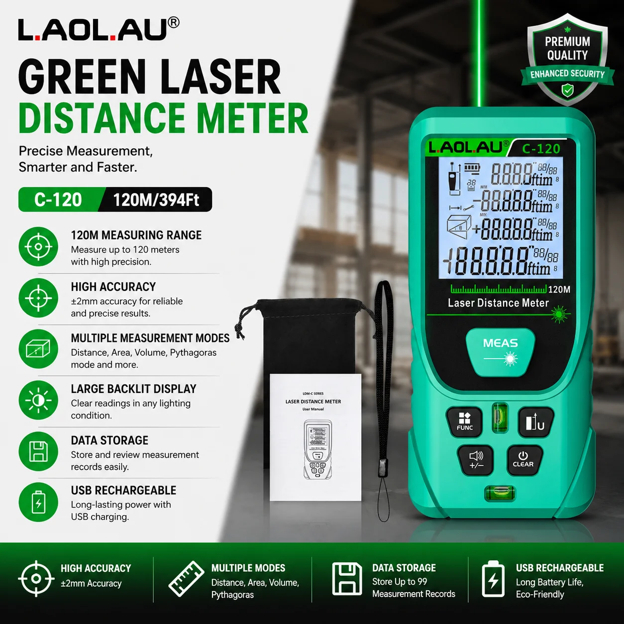 LAOLAU Digitaler Laser-Entfern – Power Tools That Are Green Bewertung und Preis