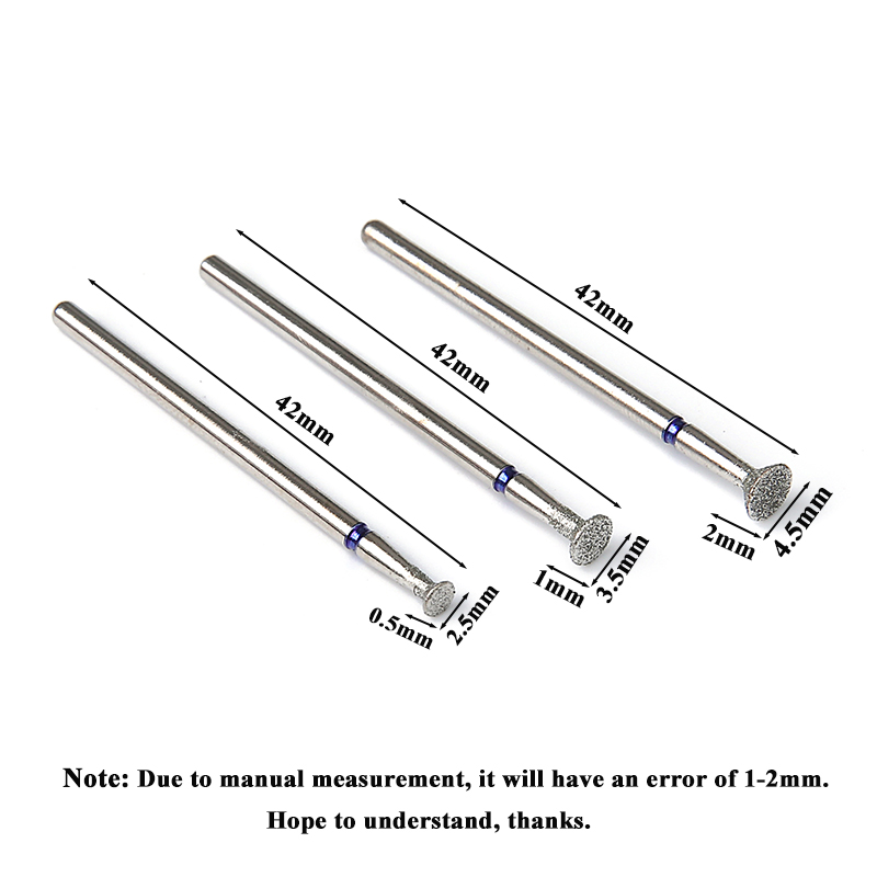 3 teile/satz Diamant Nagel Boh – Rotary Tool Kit Bewertung und Preis